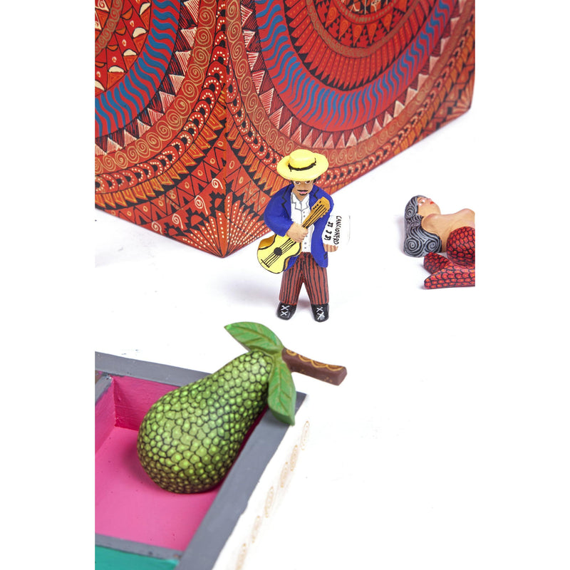Lotería Mexicana Destellos del Alma / Woodcarving Mexican Folk Art Sculpture