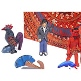 Lotería Mexicana Destellos del Alma / Woodcarving Mexican Folk Art Sculpture