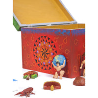 Loteria Manos y Alma de Oaxaca / Woodcarving Mexican Folk Art Sculpture