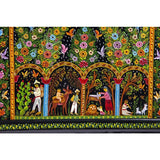 Baul en el Campo / Woodcarving Lacquer Mexican Folk Art