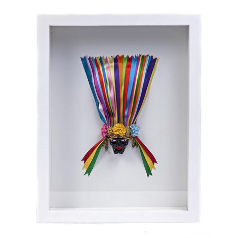 Negro / Woodcarving Mexican Folk Art Mask
