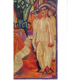 El Baile de Tehuantepec de Diego Rivera / Vegetable Fibers Mexican Folk Art Straw