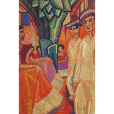 El Baile de Tehuantepec de Diego Rivera / Vegetable Fibers Mexican Folk Art Straw