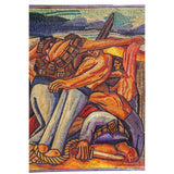 La Trinchera de Jose Clemente Orozco / Vegetable Fibers Mexican Folk Art Straw