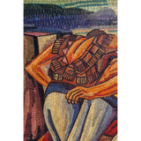 La Trinchera de Jose Clemente Orozco / Vegetable Fibers Mexican Folk Art Straw