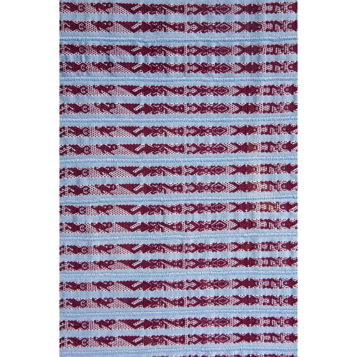 Tapete Miniatura Azul y Vino / Textiles Mexican Folk Art Miniature Rug