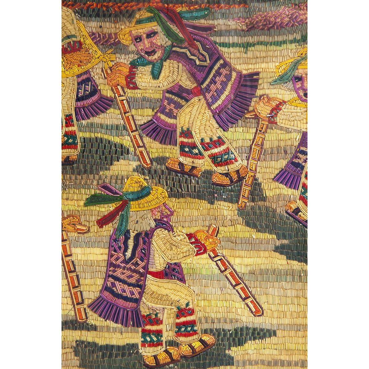 La Danza de los Viejitos / Vegetable Fibers Mexican Folk Art Straw