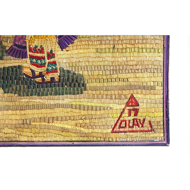 La Danza de los Viejitos / Vegetable Fibers Mexican Folk Art Straw