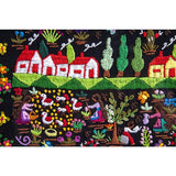 Vida en el Rancho / Textiles Mexican Folk Art Embroidery