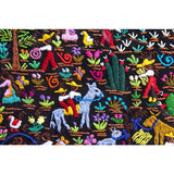 Vida en el Rancho / Textiles Mexican Folk Art Embroidery