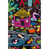 Vida en el Rancho / Textiles Mexican Folk Art Embroidery