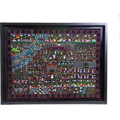 Tzintzuntzan / Textiles Mexican Folk Art Embroidery