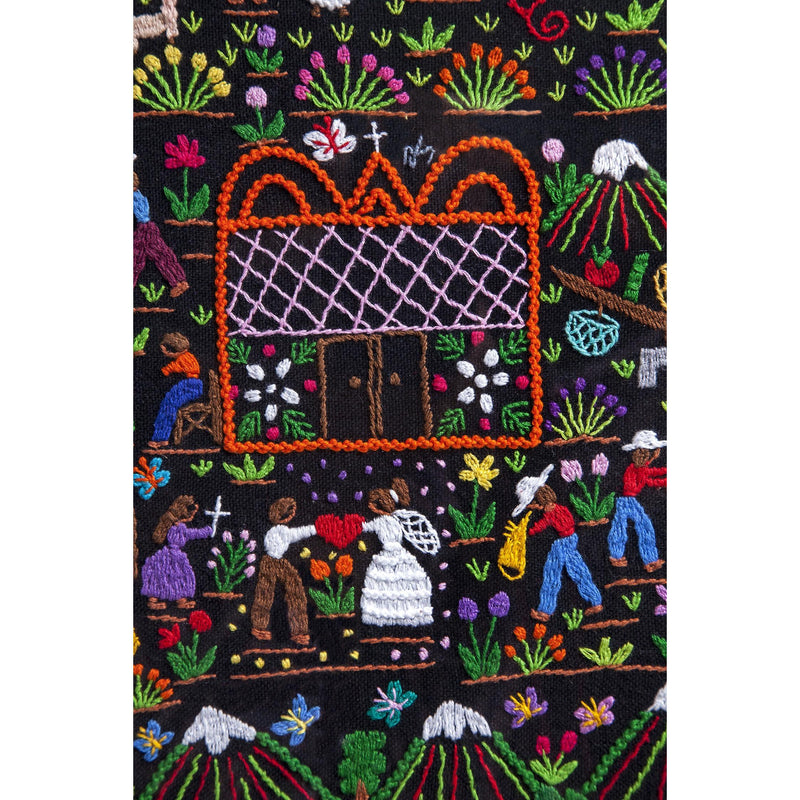 Tzintzuntzan / Textiles Mexican Folk Art Embroidery