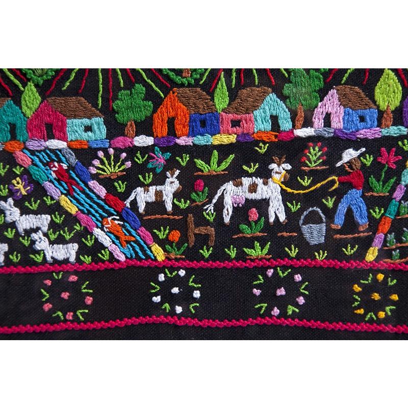 Tzintzuntzan / Textiles Mexican Folk Art Embroidery