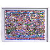 Festividades de la Virgen de Guadalupe / Amate Paper Mexican Folk Art Painting Frame