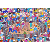Festividades de la Virgen de Guadalupe / Amate Paper Mexican Folk Art Painting Frame