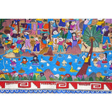 Festividades de la Virgen de Guadalupe / Amate Paper Mexican Folk Art Painting Frame