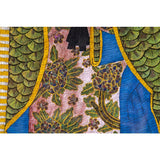 Virgen de Guadalupe con Marco Taraceado en Pluma / Mexican Folk Art Featherwork Frame