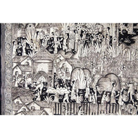 Vista de Xalitla / Amate Paper Mexican Folk Art Painting Frame