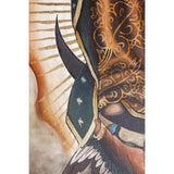 Virgen de Guadalupe Tradicional al oleo / Mexican Folk Art Oil Painting Frame