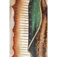 Virgen de Guadalupe Tradicional al oleo / Mexican Folk Art Oil Painting Frame