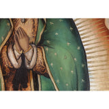 Virgen de Guadalupe Tradicional al oleo / Mexican Folk Art Oil Painting Frame
