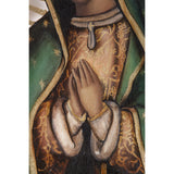 Virgen de Guadalupe Tradicional al oleo / Mexican Folk Art Oil Painting Frame