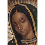 Virgen de Guadalupe Tradicional al oleo / Mexican Folk Art Oil Painting Frame