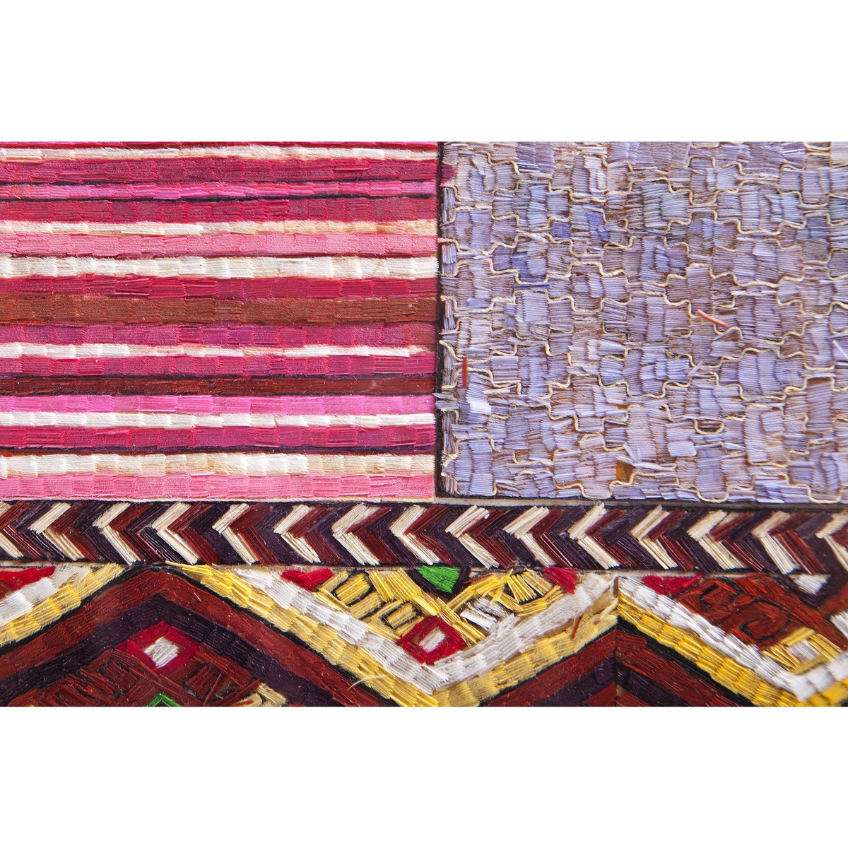 Dechado de Textiles Mexicanos / Mexican Folk Art Featherwork Frame