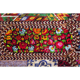 Dechado de Textiles Mexicanos / Mexican Folk Art Featherwork Frame