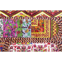 Dechado de Textiles Mexicanos / Mexican Folk Art Featherwork Frame