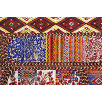 Dechado de Textiles Mexicanos / Mexican Folk Art Featherwork Frame