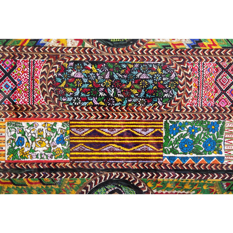Dechado de Textiles Mexicanos / Mexican Folk Art Featherwork Frame