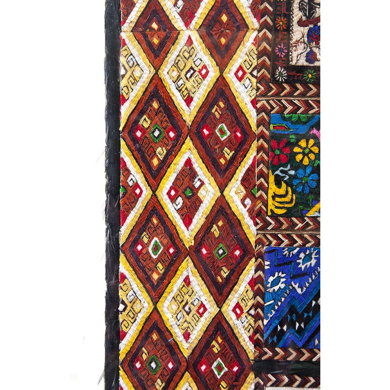Dechado de Textiles Mexicanos / Mexican Folk Art Featherwork Frame