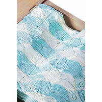Rebozo Turquesa / Textiles Mexican Folk Art Shawl