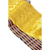 Rebozo Amarillo / Textiles Mexican Folk Art Shawl