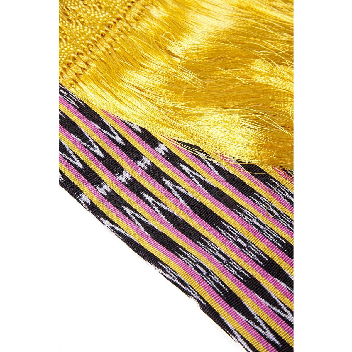 Rebozo Amarillo / Textiles Mexican Folk Art Shawl