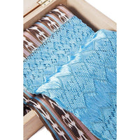 Rebozo Cafe Turquesa / Textiles Mexican Folk Art Shawl