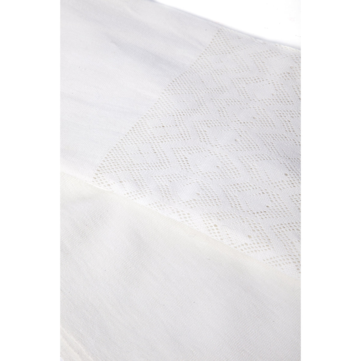 Rebozo Blanco Liso / Textiles Mexican Folk Art Shawl