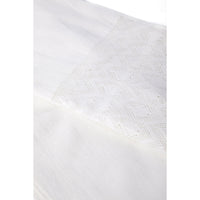 Rebozo Blanco Liso / Textiles Mexican Folk Art Shawl