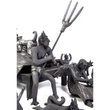 El Sueño de los Amantes / Ceramics Black Clay Mexican Folk Art