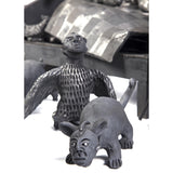 El Sueño de los Amantes / Ceramics Black Clay Mexican Folk Art