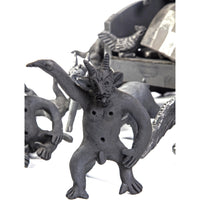 El Sueño de los Amantes / Ceramics Black Clay Mexican Folk Art