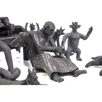 El Sueño de los Amantes / Ceramics Black Clay Mexican Folk Art