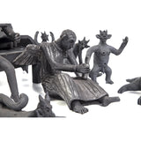 El Sueño de los Amantes / Ceramics Black Clay Mexican Folk Art