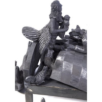 El Sueño de los Amantes / Ceramics Black Clay Mexican Folk Art