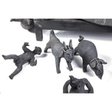El Sueño de los Amantes / Ceramics Black Clay Mexican Folk Art
