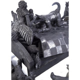 El Sueño de los Amantes / Ceramics Black Clay Mexican Folk Art