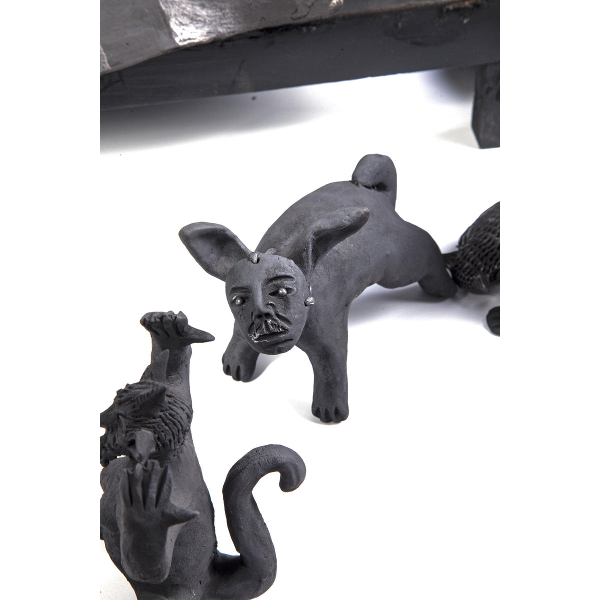 El Sueño de los Amantes / Ceramics Black Clay Mexican Folk Art