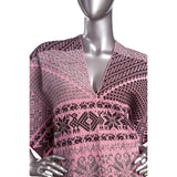 Gaban de Algodon y Lana Rojo / Textiles Mexican Folk Art Shawl